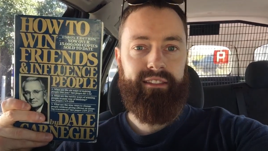 will vaughan video thumbnail holding book in car